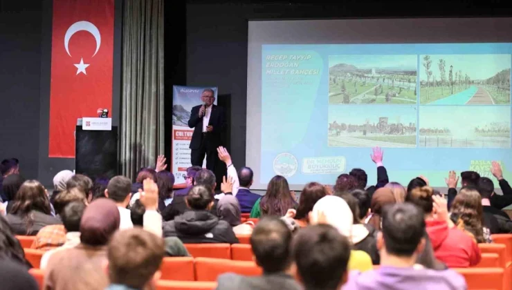 Başkan Büyükkılıç, Abdullah Gül Üniversitesi’nde öğrencilere hizmetleri anlattı