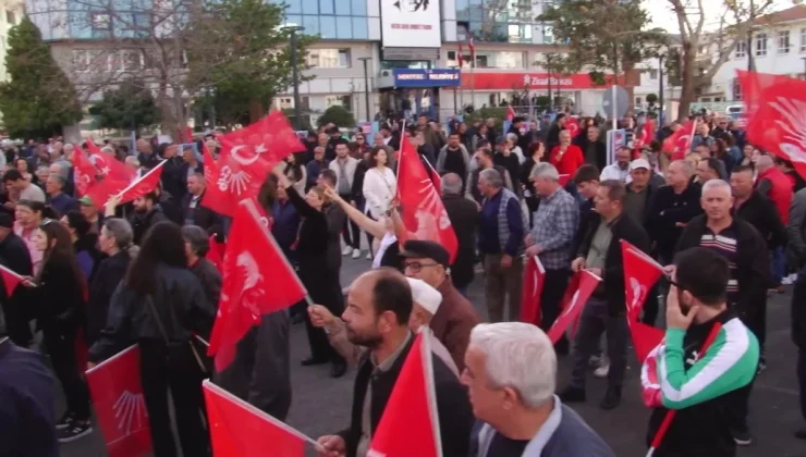 CHP İzmir Büyükşehir Belediye Başkan Adayı Cemil Tugay Menderes’te Seçim Ofisinin Açılışını Gerçekleştirdi