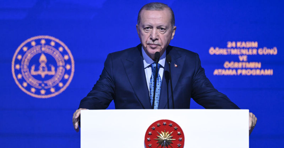 Cumhurbaşkanı Erdoğan’dan Öğretmenler Günü mesajı